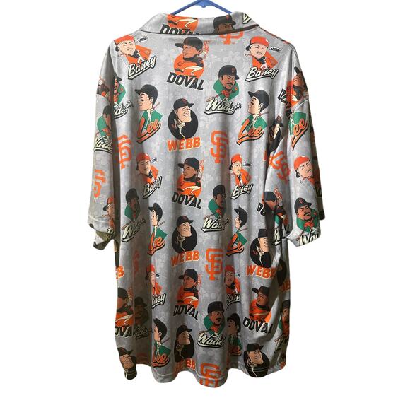 San Francisco Giants XL Aloha shirt  2024 - NEW without tag MLB - Picture 2 of 5